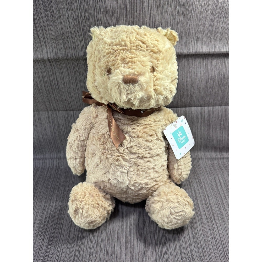 Disney Baby Classic‎ Winnie the Pooh Bear Plush Stuffed Animal 13" NWT